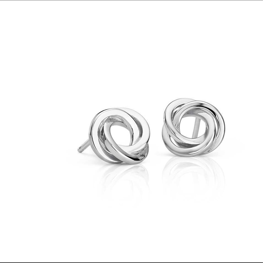 New Love Knot Sterling Silver Earrings